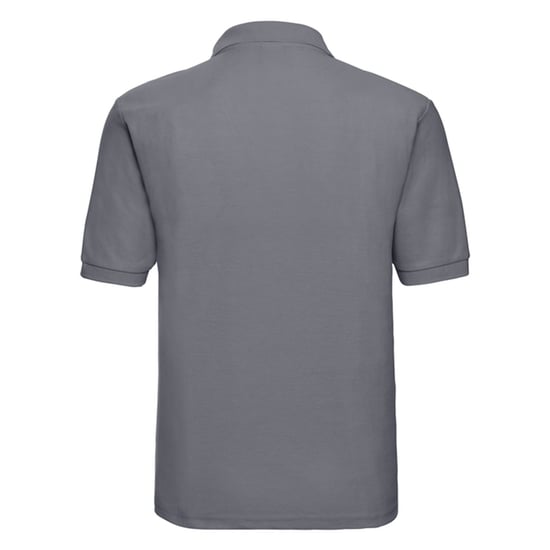 Russell Heren Klassiek Polycotton Poloshirt (Convoy Grijs Effen) - Image 2