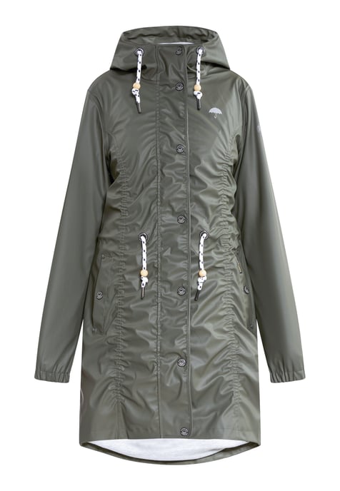 Schmuddelwedda Mackintosh bridgeport Dames olijf - Image 1