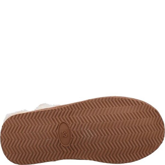 Hush Puppies Meisjes Ashlynn Suede Slippers (Tan) - Image 3