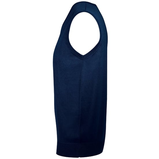 SOLS Unisex volwassen heren gebreid mouwloos sweatvest (Marine) - Image 3