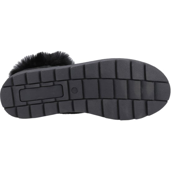 Hush Puppies Moira Suède Dames Zwart Laarzen - Image 3