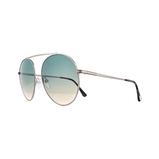 Tom Ford Zonnebril Simone 0571 14 W Zilver Groen Geel Verloop - Image 2