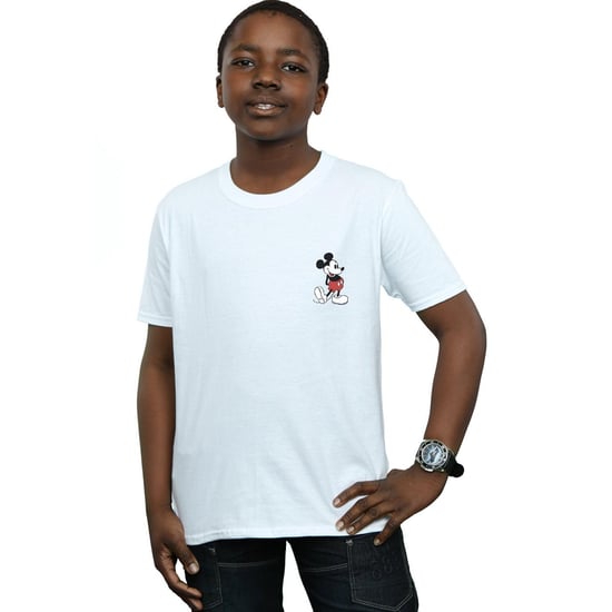 Disney Jongens Mickey Mouse Kickin Retro Borst T-shirt (Wit) - Image 2