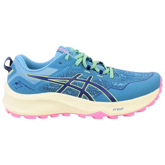 Asics Gel-Trabuco 11 Womens Blue Running Shoes - Image 2