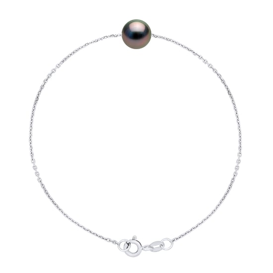 Bracelet Real Cultured Tahiti Pearl Round 8-9 mm