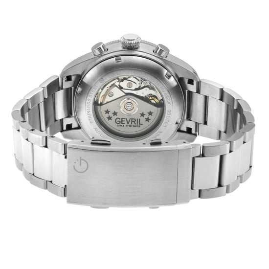 Gevril Yorkville Chronograph 48621B Swiss Automatic ETA 7750 Watch