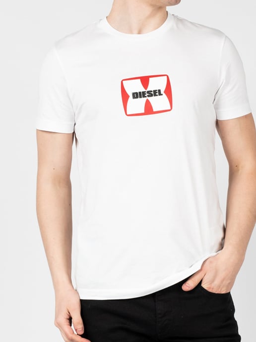 Diesel T-Shirt T-Diegor Mannen Wit - Image 5