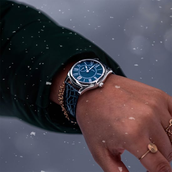 Frédérique Constant Dames Blauwe Horloge FC-318MPN3B6 - Image 4