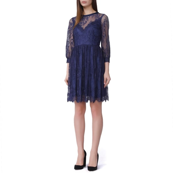 Lace Skater -jurk en hart halslijn - Image 1