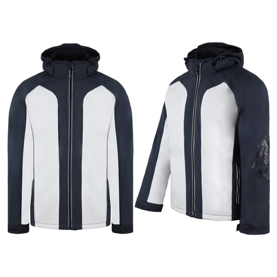 Dickies FLEX heren Softshell jas wit/grijs - Image 3