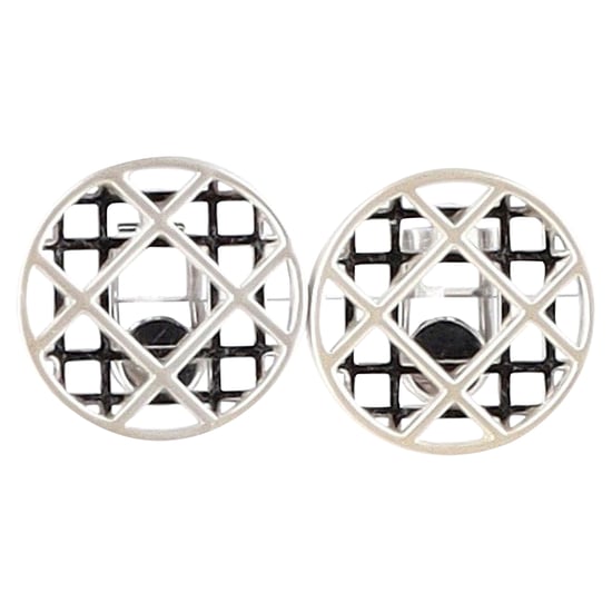 Christian Dior Clip-On Earrings in Sterling Silver - Image 1