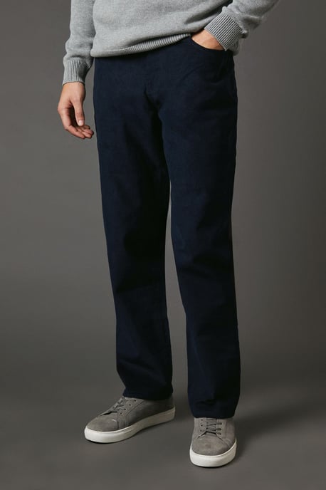 Corduroy Straight Fit 5 Pocket Trouser