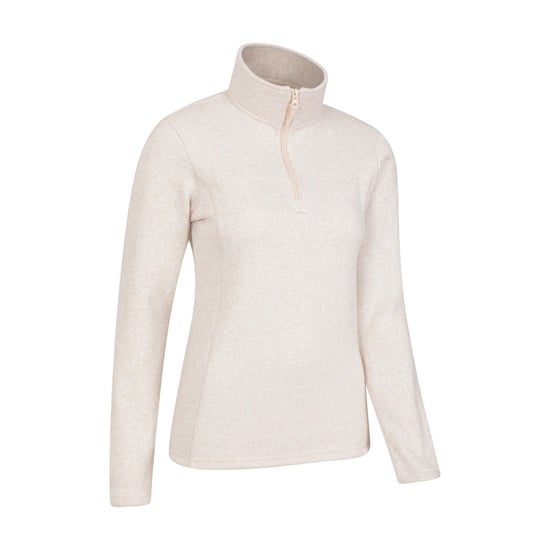 Mountain Warehouse Dames/Dames Idris Half Zip Fleece Top (Beige) - Image 4