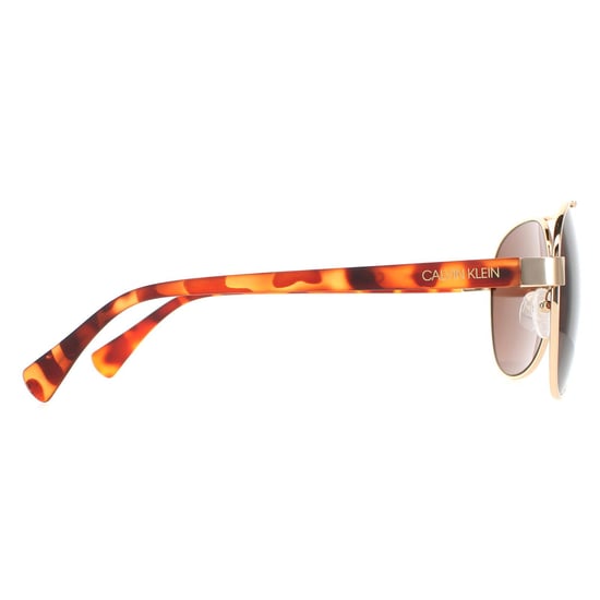Calvin Klein Aviator Mens Gold Brown CK19316S