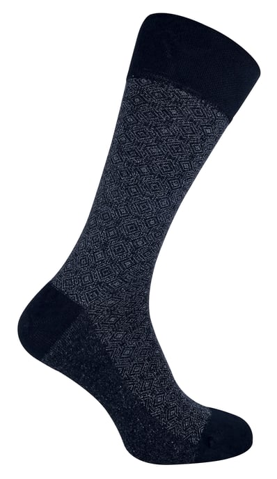 Sock Snob - Gedessineerde bamboe sokken voor heren - Stijl 03 - Image 1