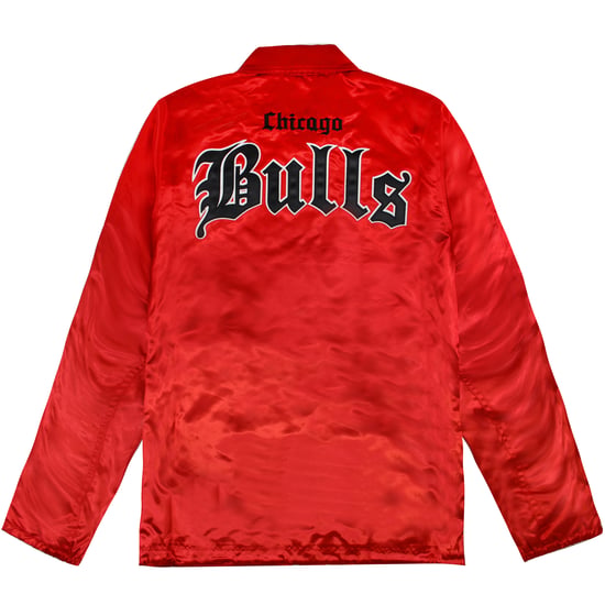 Mitchell & Ness Chicago Bulls NBA Old English Faded Satin Jacket