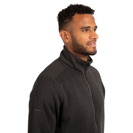 Trespass Mens Rundel Marl Fleece Jacket (Dark Grey)