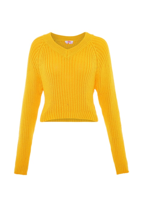 Mymo Jumper Dames geel - Image 1