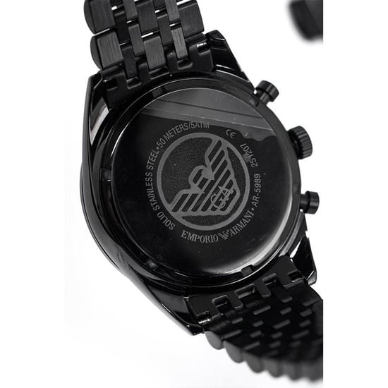 Emporio Armani AR5989 Tazio Chronograph Men's Watch Black