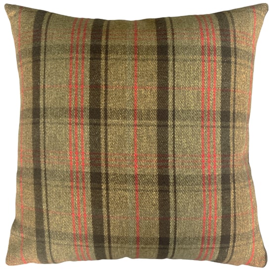 Evans Lichfield Hunter Hoogland Rund Rechthoekig Tartan Veren Kussen - Image 2