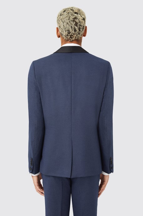 Neale Navy Jacquard Jacket TT x AM