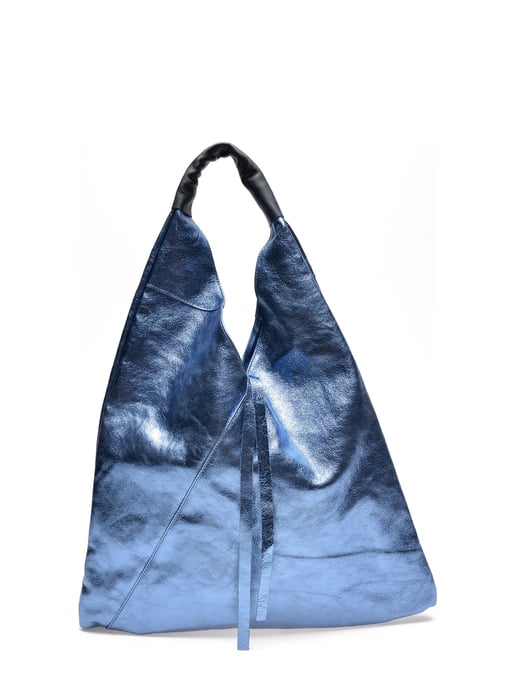 Isabella Rhea SS22 IR 8052 Blauw Rundleer Tas - Image 1
