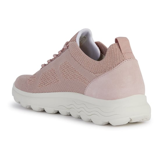Geox D Spherica A Leren Dames Lichtroze Trainers - Image 6