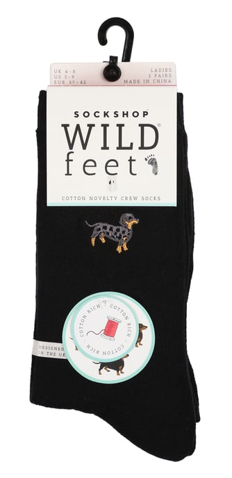 Wild Feet - Set van 3 sokken van geborduurd katoen voor dames - Kuiltje - Image 2