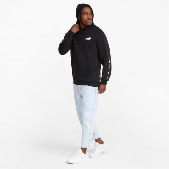 PUMA Mannen Essentials+ Tape Hoodie Hooded Top - Image 3