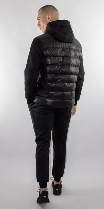 Mens D-Rock Tracksuit Set Padded Jacket and Cuffed Bottom