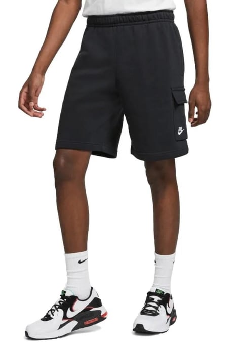 Nike Club cargoshort voor heren in zwart - Image 5