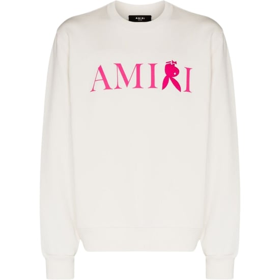 Amiri Reverse Bunny Logo White Sweatshirt
