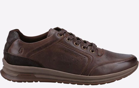 Hush Puppies Joseph Leren Herenschoenen Met Veters In Bruin Leer - Image 1
