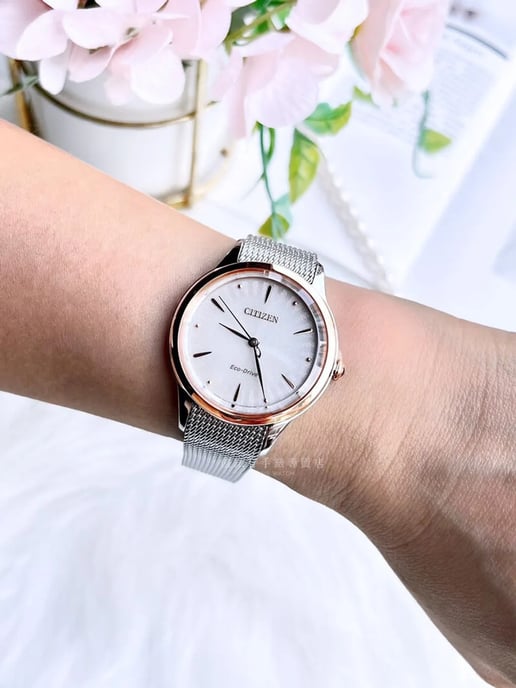 Citizen L Serie Dames Zilver Horloge EM1156-80X - Image 3