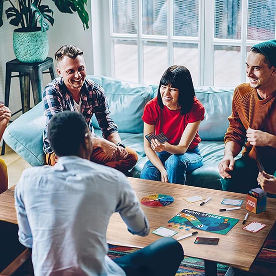 Trivia Stakes Family Board Game with Trivia and Wagers