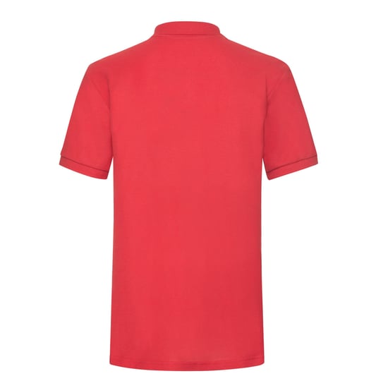 Fruit of the Loom Heren Polycotton Pique Zwaar Poloshirt (Rood) - Image 2