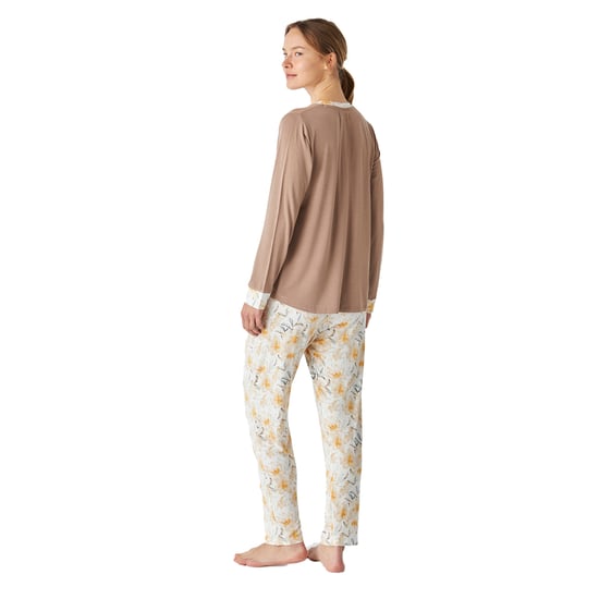 JJBEP1301 Women's Printed Long Sleeve Pajamas