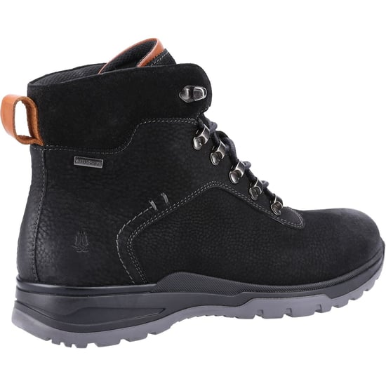 Hush Puppies Paul Leder Heren Zwart Nubuck Laarzen - Image 2
