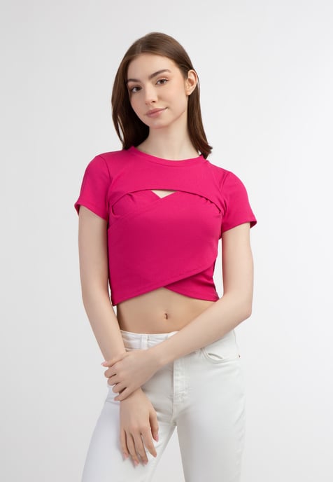 Mymo T-shirt Dames roze - Image 3