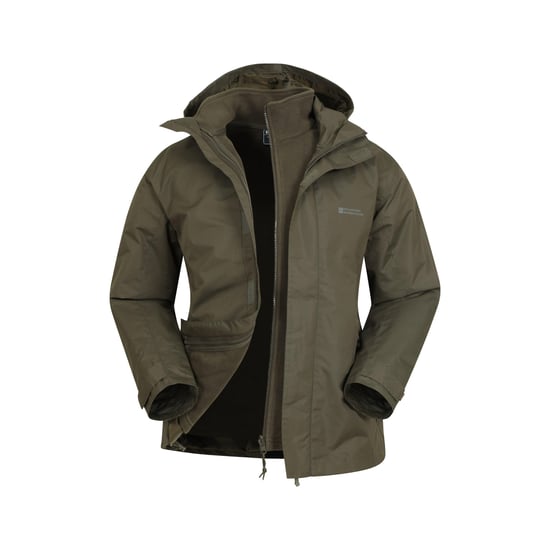 Mountain Warehouse Heren Fell II 3 in 1 jas (Khaki) - Image 1