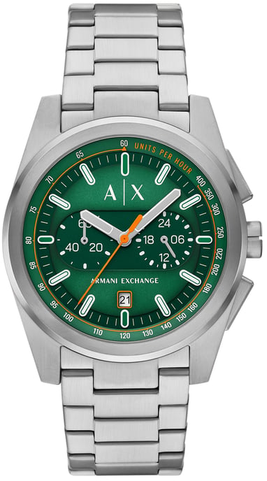 Armani Exchange Parker Heren Zilveren Horloge AX2862 - Image 1
