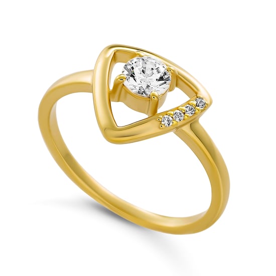 Orphelia 'Santorini' Dames 925 Sterling Zilveren Ring - Goud ZR-7570/G - Image 3