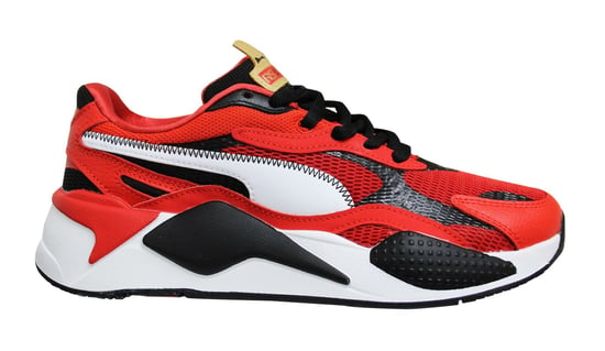 Puma RS-X3 CNY Red Black White Low Lace Up Mens Running Trainers 373178 01