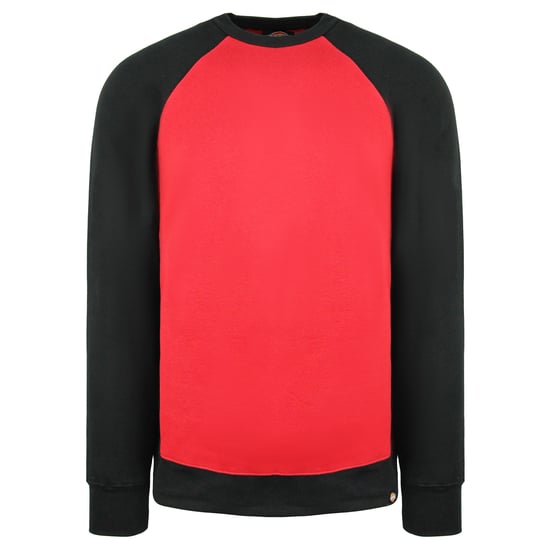 Dickies Two Tone Mens Red/Black Sweater