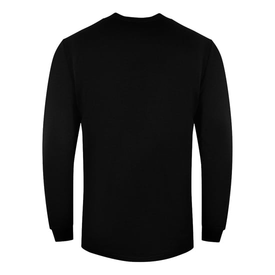 Cavalli Class Large Tiger Logo Design Black Sweatshirt