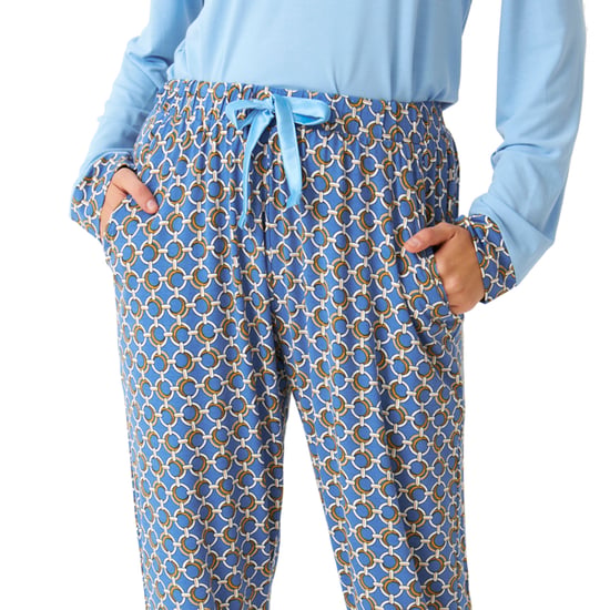 Women's Long Sleeve Shirt Pajamas JJBDP0901