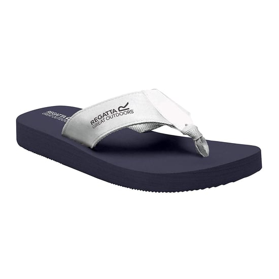 Regatta Dames/dames Catarina teenslippers (Marine / Wit) - Image 1