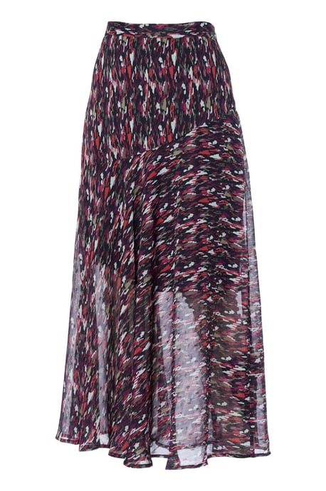 Amee Print Rok Taupe / Multi - Image 3