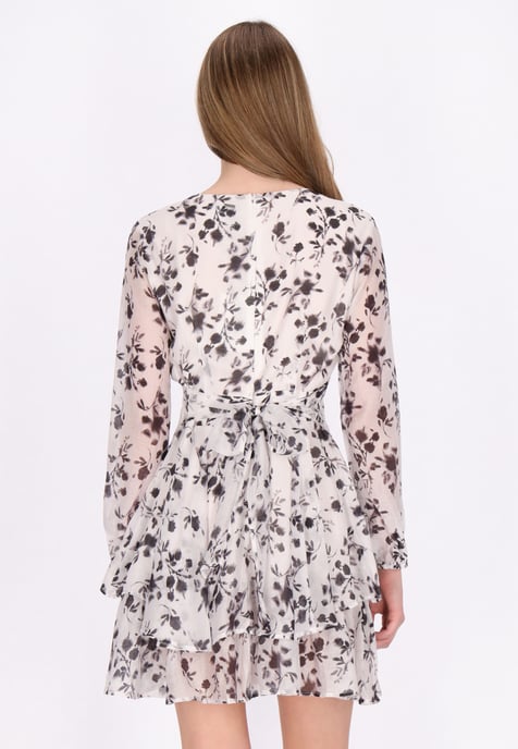 Dreimaster jurk Dames wit - Image 4