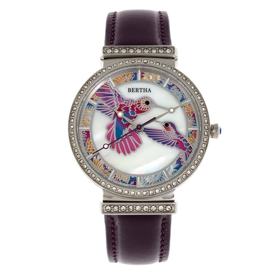Bertha Emily Moeder-van-Parels Leren Horloge - Image 1